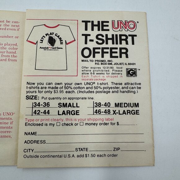 Deluxe Uno Card Game 1978 By International Games Complete With Box Cards & Score - Picture 2 of 14